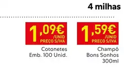 Recheio Cotonetes promoção