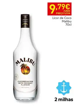 Recheio Licor de Coco Malibu promoção
