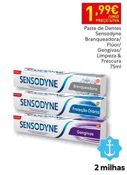 Recheio paste de dentes sensodyne promoção