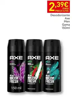 Recheio Desodorizante Axe Men promoção