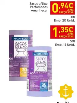 Recheio Sacos de lixo perfumados amanhecer promoção