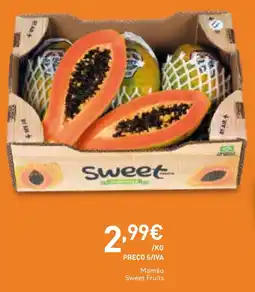 Recheio Mamão Sweet Fruits promoção