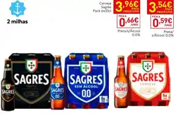 Recheio Cerveja Sagres Preta/s/Álcool 0.0% promoção