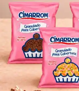 Recheio chocolate granulado leite/cores promoção