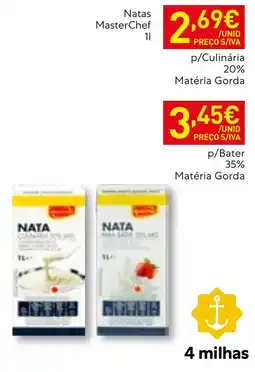 Recheio Natas MasterChef promoção