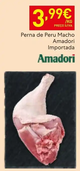 Recheio Perna de peru macho amadori importada promoção