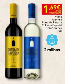 Recheio Vinho Alentejo Porta da Ravessa Colheita Especial Tinto/ Branco promoção
