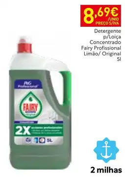 Recheio Detergente p/Loça Concentrado Fairy Profissional Limão/ Original promoção