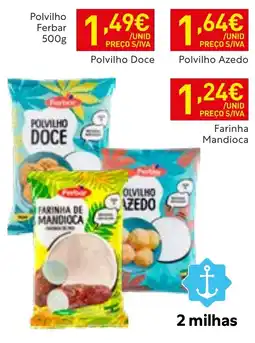 Recheio Polvilho Ferbar promoção