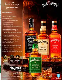 Recheio Jack Daniel's Lemonade promoção