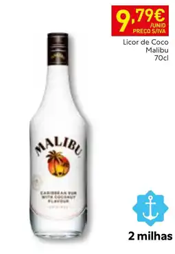 Recheio Licor de Coco Malibu promoção