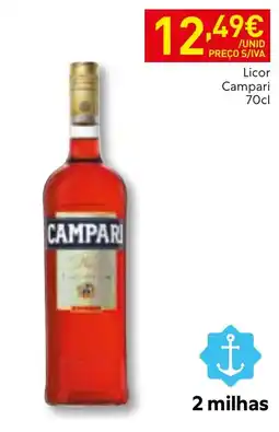 Recheio Licor Campari promoção