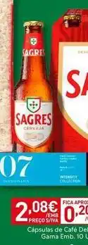 Recheio Sagres - cápsulas de café de gama emb promoção