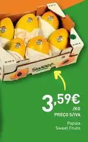 Recheio Papaia sweet fruits promoção