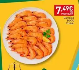 Recheio Camarão 50/70 cozido promoção