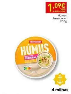 Recheio Amanhecer - humus promoção