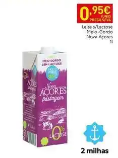 Recheio Nova açores - leite s/lactose promoção