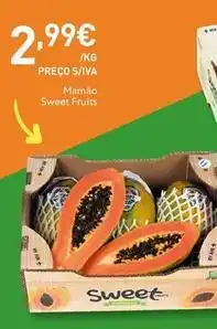 Recheio Mamao sweet fruits promoção