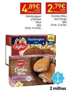 Recheio Iglo - cordon bleu de frango vaca promoção