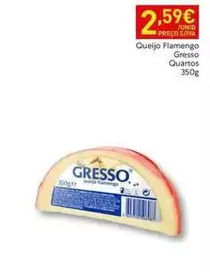 Recheio Gresso - queijo flamengo promoção