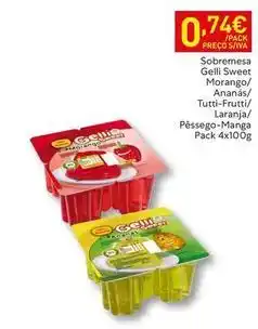 Recheio Sobremesa sweet morango promoção