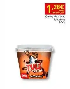 Recheio Tulicreme - creme de cacau promoção