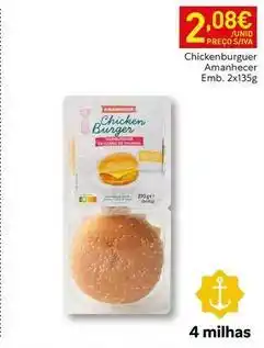 Recheio Amanhecer - chickenburger amanhecker emb. 2x promoção
