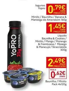 Recheio Yopro - baunilha /marnago & manteiga de amendoim promoção