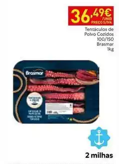 Recheio Brasmar - tentaculos de polvo cozidos promoção