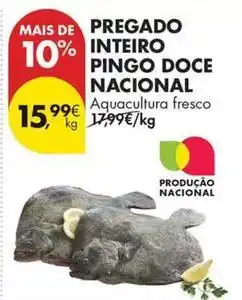 Pingo Doce Nacional - pregado inteiro pingo doce promoção