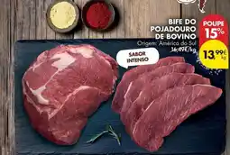 Pingo Doce Bife do pojadouro de bovino promoção