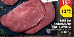 Pingo Doce Bife da rabadinha de bovino promoção