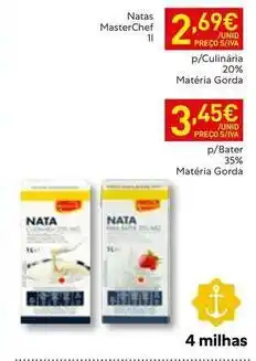 Recheio Masterchef - nata masterchef promoção