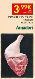 Recheio Amadori - perna de peru macho importada promoção
