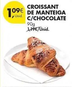Pingo Doce Croissant de manteiga c/chocolate promoção