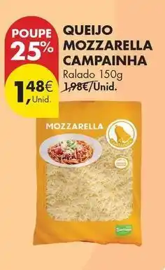Pingo Doce Campainha - queijo mozzarella promoção