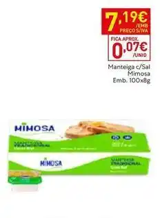Recheio Mimosa - manteiga c/sal promoção
