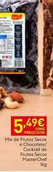 Recheio Masterchef - mix de frutos secos e chocolate/ cocktail de frutos secos promoção