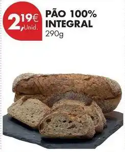 Pingo Doce Pão 100% integral promoção
