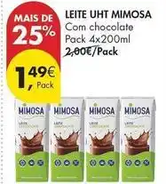 Pingo Doce Mimosa - leite uht promoção