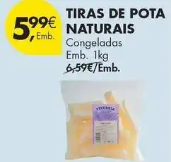 Pingo Doce Naturnés - tiras de pota promoção
