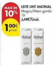 Pingo Doce Matinal - leite uht promoção