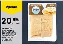 Continente Bom dia Continente - lombos bacalhau promoção