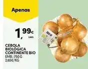 Continente Bom dia Bio - cebola biologica continente bio promoção