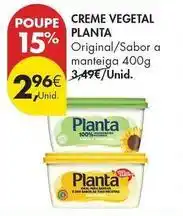 Pingo Doce Planta - creme vegetal promoção