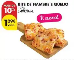 Pingo Doce Bite de fiambre e queijo promoção