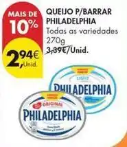 Pingo Doce Philadelphia - queijo p/ barrar promoção
