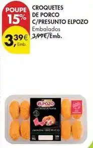 Pingo Doce Elpozo - croquetes de porco c/presunto promoção