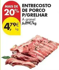 Pingo Doce A+ - entrecosto de porco p/grelha promoção