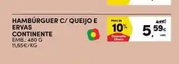 Continente Bom dia Continente - hambúrguer c/ queijo e ervas promoção
